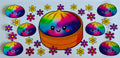 Flowers & Rainbow Dumpling