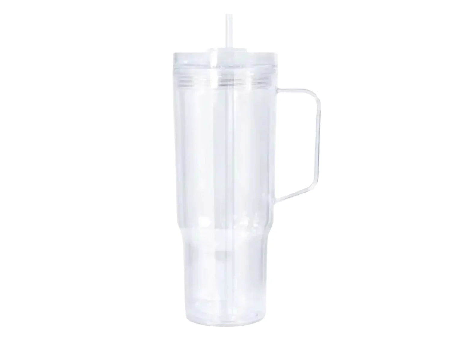Custom Acrylic Tumblers with Handle | 40 oz Personalized Cups ✨