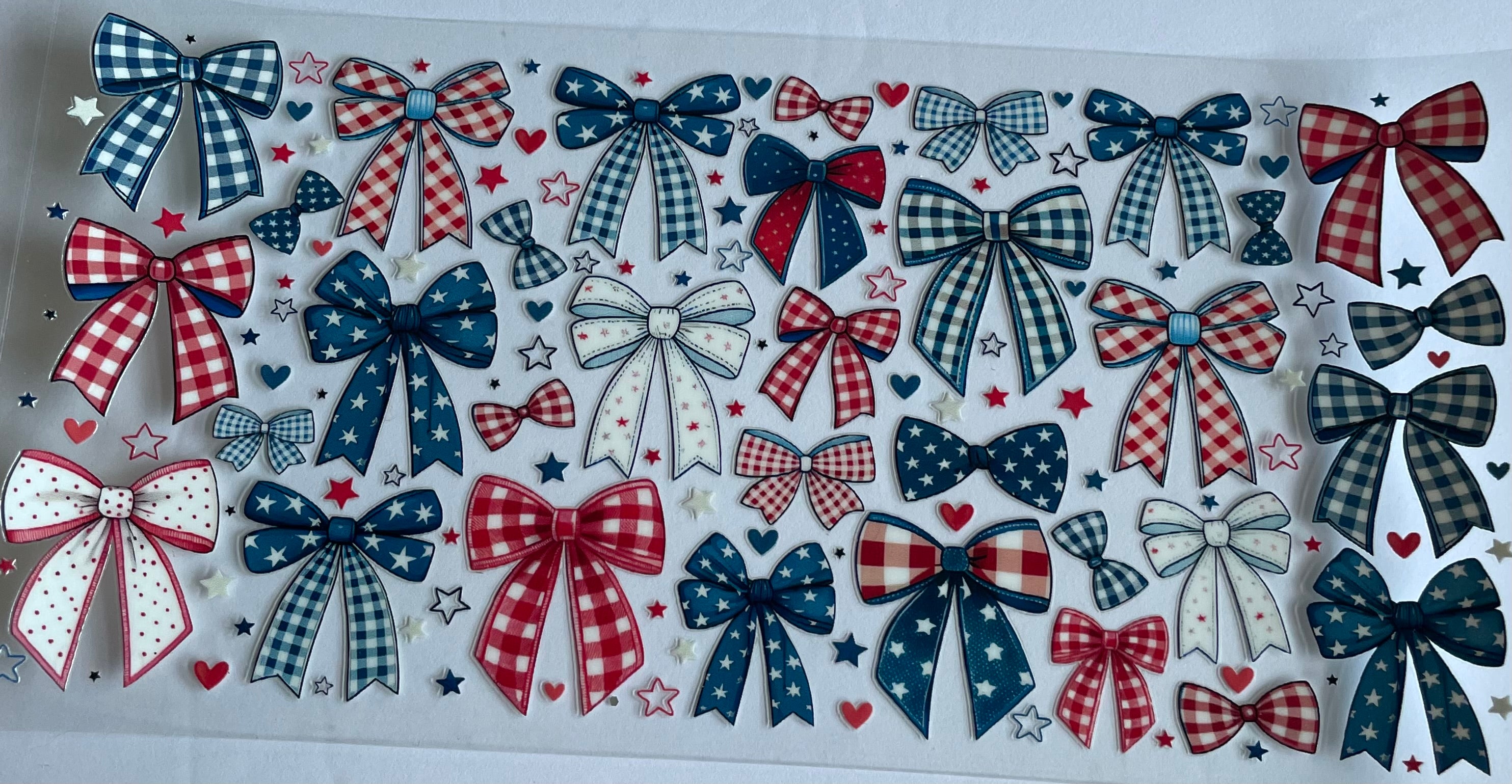 Red, White and Blue Bows